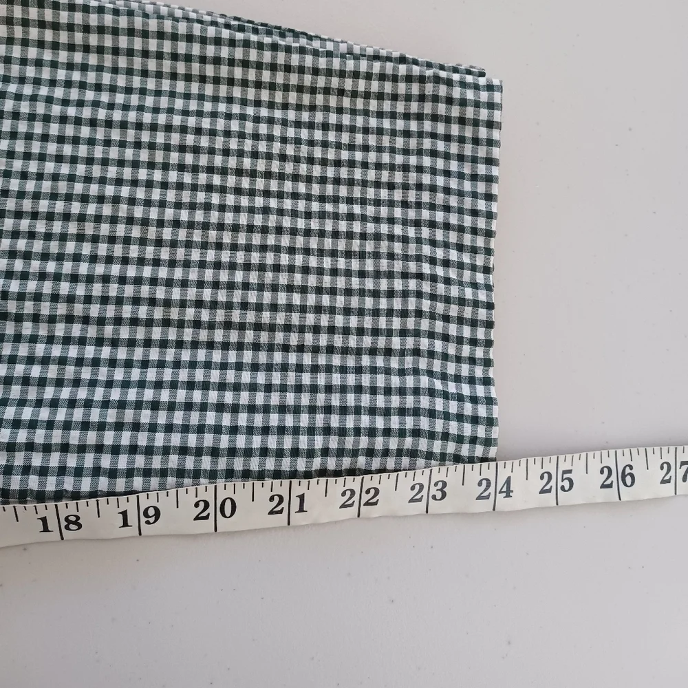 Free People West Side Tie Gingham Cropped Pants Sz 2